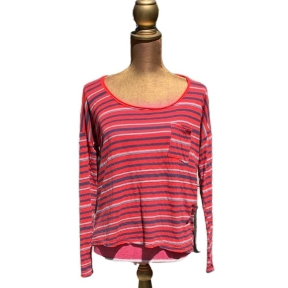 Splendid Long Sleeve Stripe Top - Picture 1 of 8